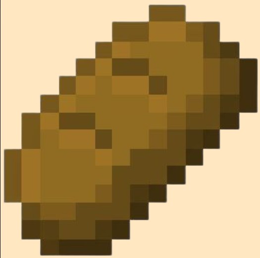 Imagem pão do minecraft