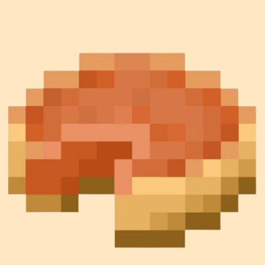 Imagem torta de abóbora do minecraft