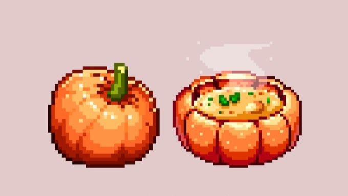 Sopa de Abóbora do StardewValley
